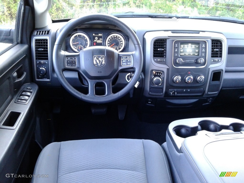 2018 1500 Express Quad Cab - Brilliant Black Crystal Pearl / Black/Diesel Gray photo #24