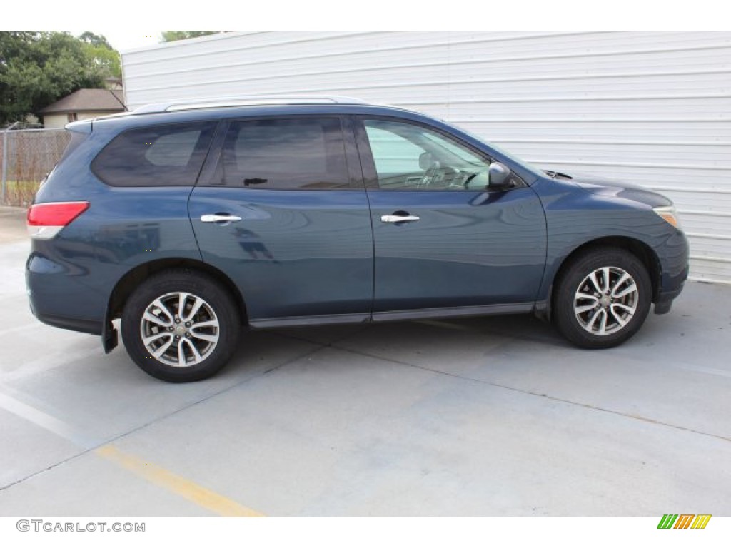 2013 Pathfinder SV - Arctic Blue Metallic / Charcoal photo #12