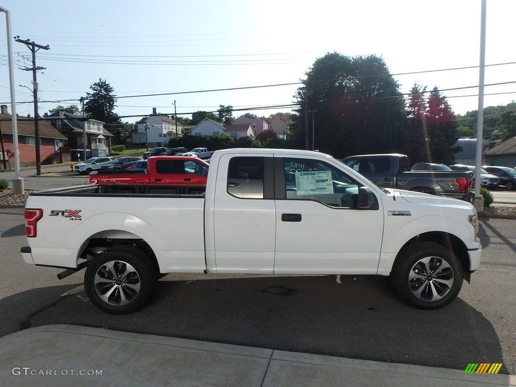 2019 F150 STX SuperCab 4x4 - Oxford White / Earth Gray photo #4