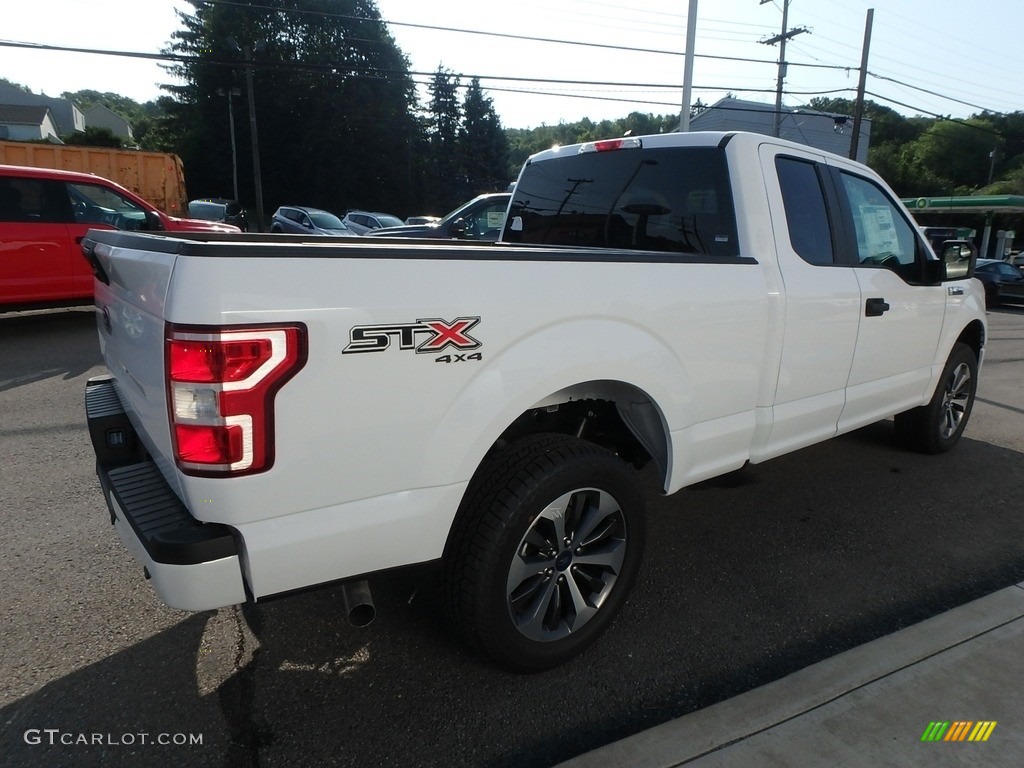 2019 F150 STX SuperCab 4x4 - Oxford White / Earth Gray photo #5