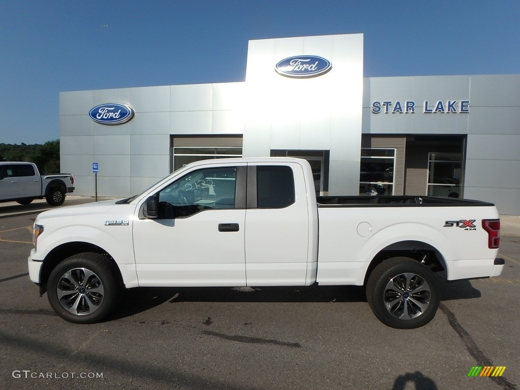 2019 F150 STX SuperCab 4x4 - Oxford White / Earth Gray photo #8