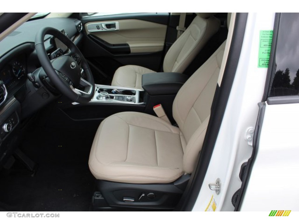 Sandstone Interior 2020 Ford Explorer Limited 4WD Photo #134425206