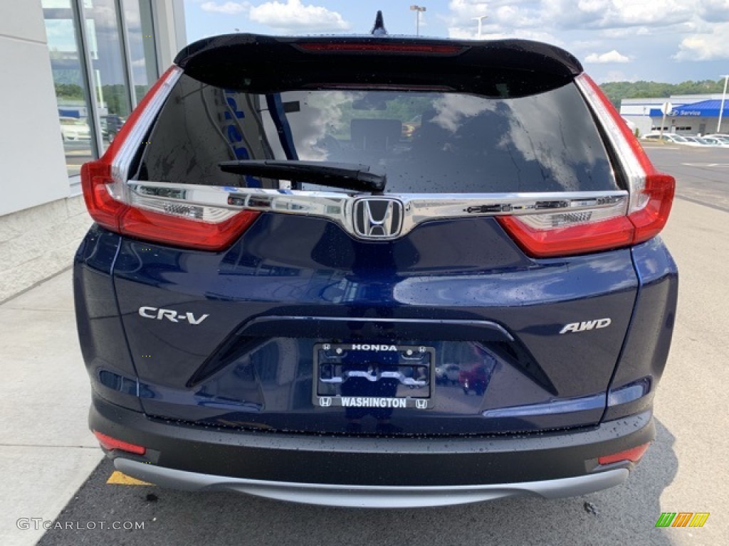 2019 CR-V EX AWD - Obsidian Blue Pearl / Gray photo #6