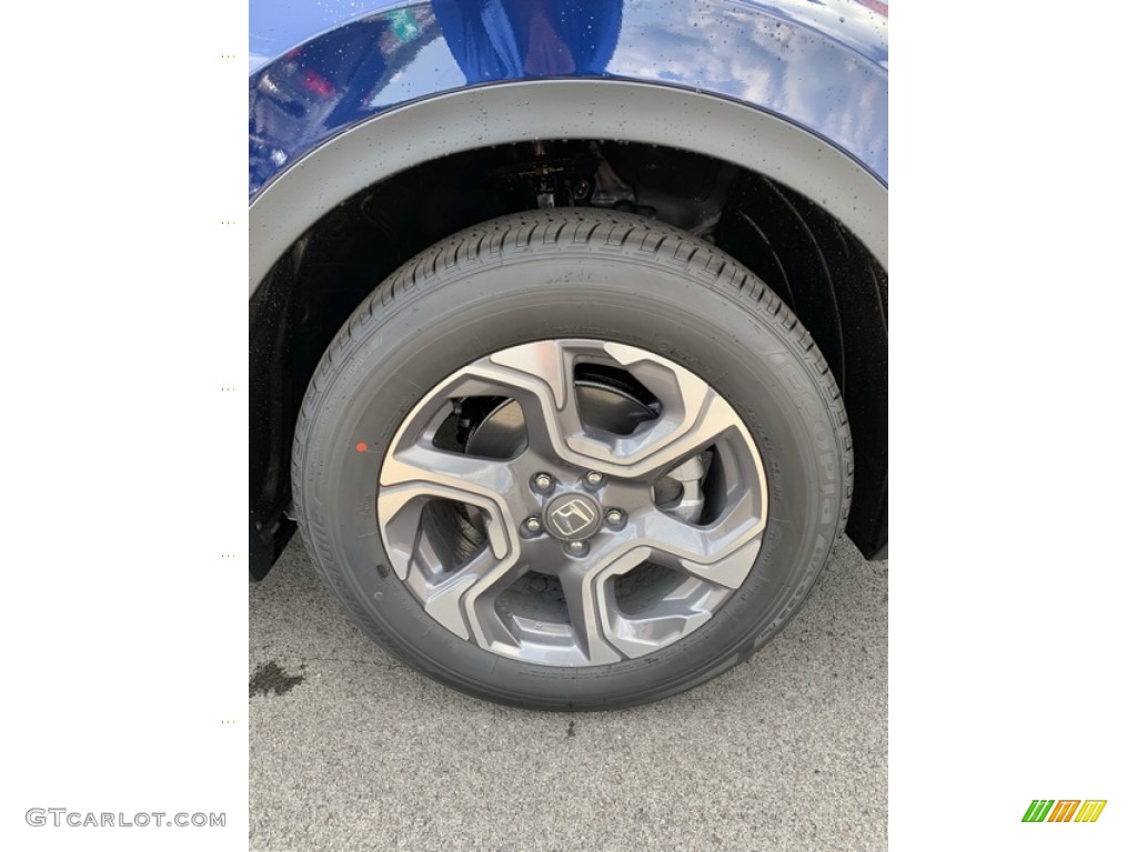 2019 CR-V EX AWD - Obsidian Blue Pearl / Gray photo #30