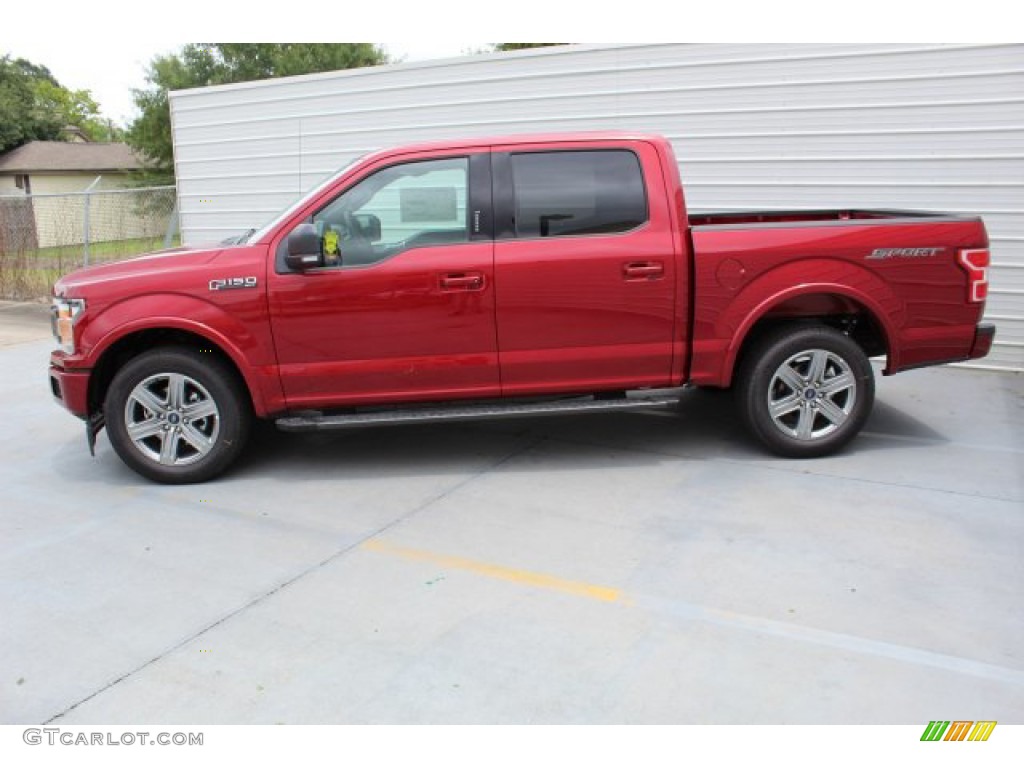 2019 F150 XLT SuperCrew - Ruby Red / Black photo #6