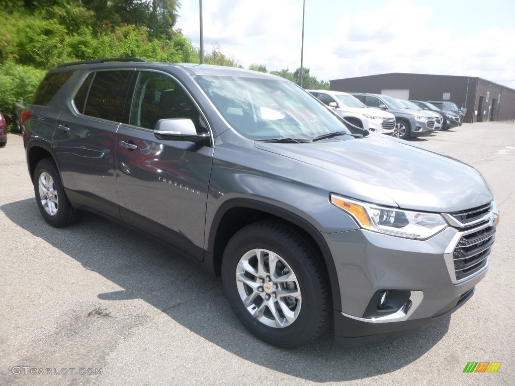Satin Steel Metallic 2020 Chevrolet Traverse LT AWD Exterior Photo #134426114
