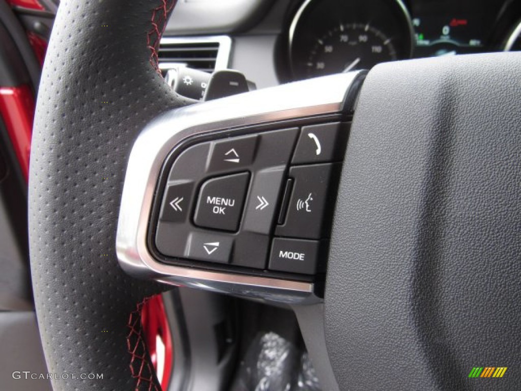 2019 Land Rover Discovery Sport HSE Luxury Ebony Steering Wheel Photo #134426616