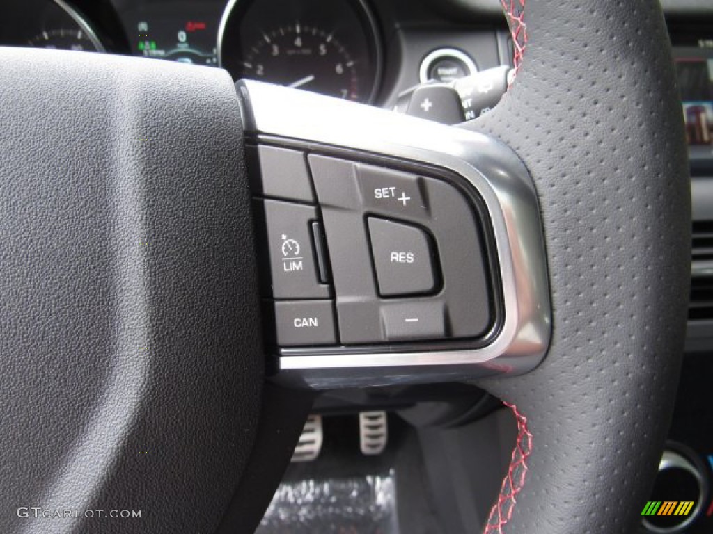 2019 Land Rover Discovery Sport HSE Luxury Ebony Steering Wheel Photo #134426646