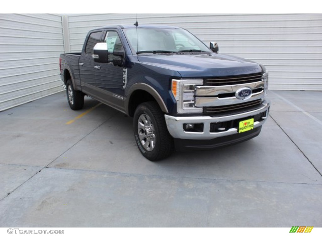 2019 F250 Super Duty King Ranch Crew Cab 4x4 - Blue Jeans / King Ranch Java photo #2