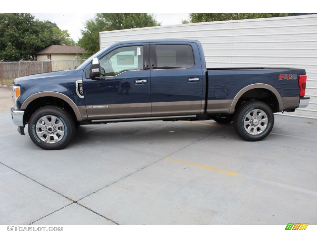 2019 F250 Super Duty King Ranch Crew Cab 4x4 - Blue Jeans / King Ranch Java photo #6