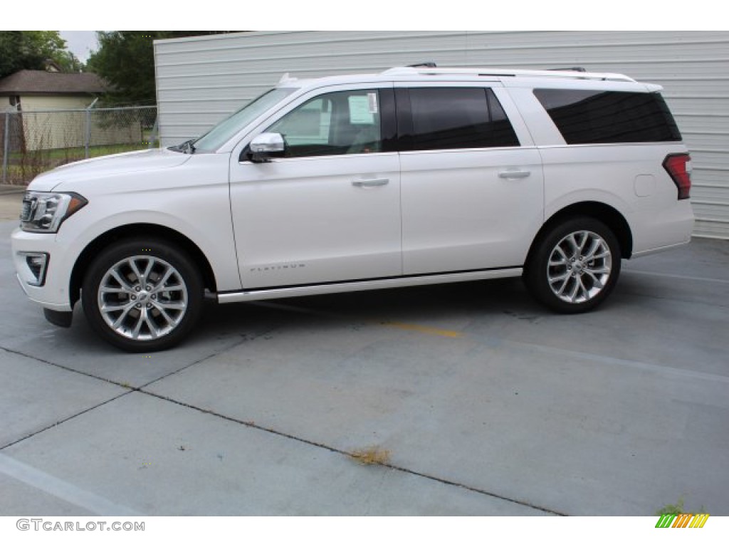 White Platinum Metallic Tri-Coat 2019 Ford Expedition Platinum Exterior Photo #134428983