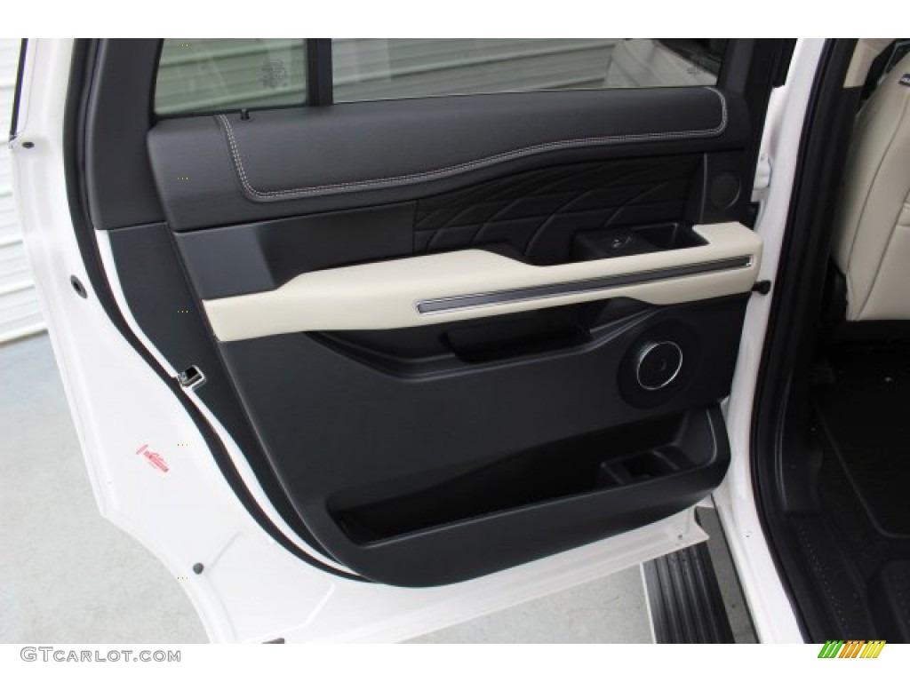 2019 Ford Expedition Platinum Medium Soft Ceramic Door Panel Photo #134429208