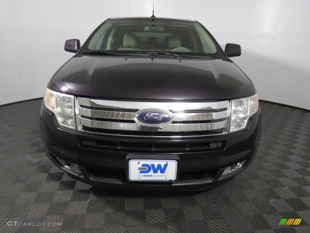 2007 Edge SEL Plus AWD - Black / Medium Light Stone photo #5