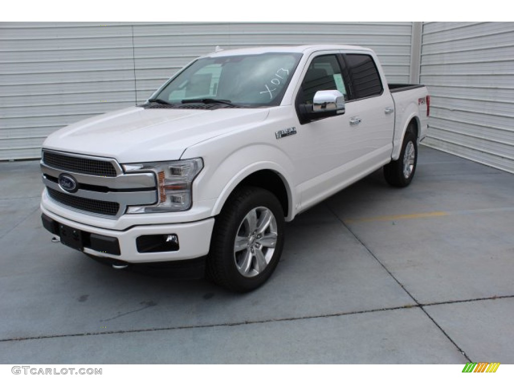 2019 F150 Platinum SuperCrew 4x4 - White Platinum / Black photo #4