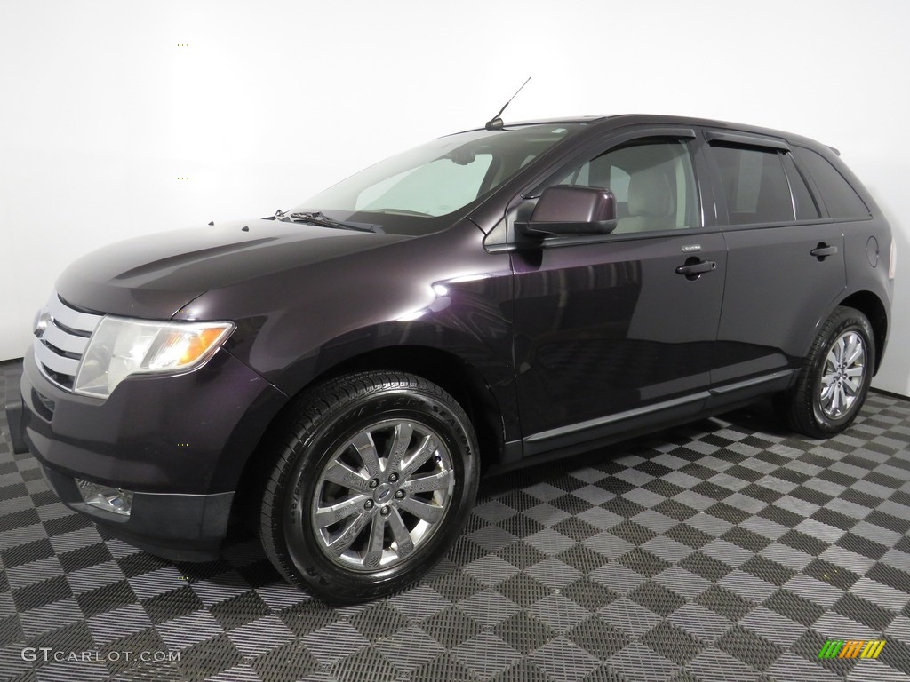 2007 Edge SEL Plus AWD - Black / Medium Light Stone photo #8