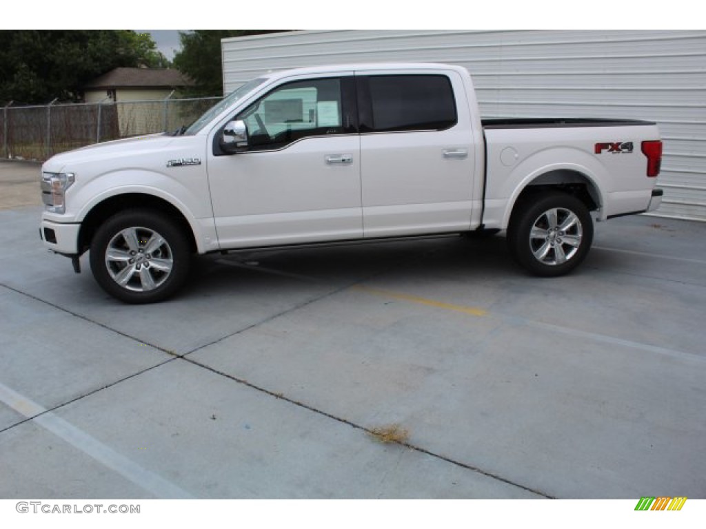 2019 F150 Platinum SuperCrew 4x4 - White Platinum / Black photo #5