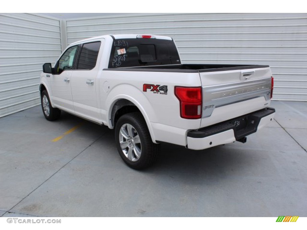 2019 F150 Platinum SuperCrew 4x4 - White Platinum / Black photo #7