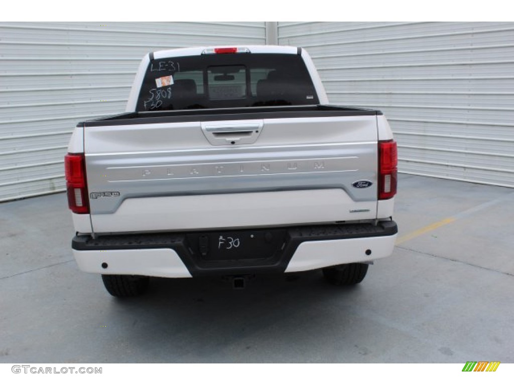 2019 F150 Platinum SuperCrew 4x4 - White Platinum / Black photo #8