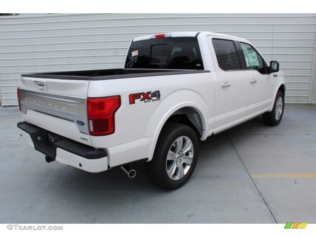 2019 F150 Platinum SuperCrew 4x4 - White Platinum / Black photo #9