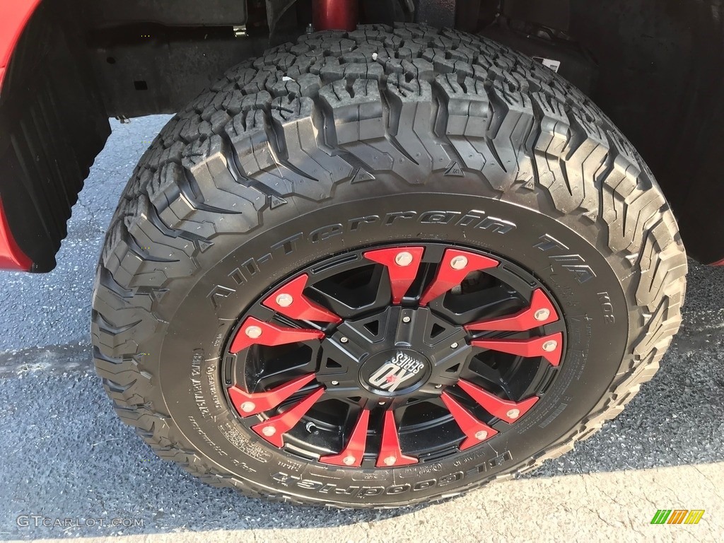 2017 Frontier Pro-4X Crew Cab 4x4 - Lava Red / Graphite photo #37