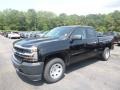 Black 2019 Chevrolet Silverado LD WT Double Cab 4x4