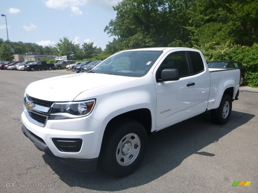 2019 Colorado WT Extended Cab - Summit White / Jet Black/Dark Ash photo #1
