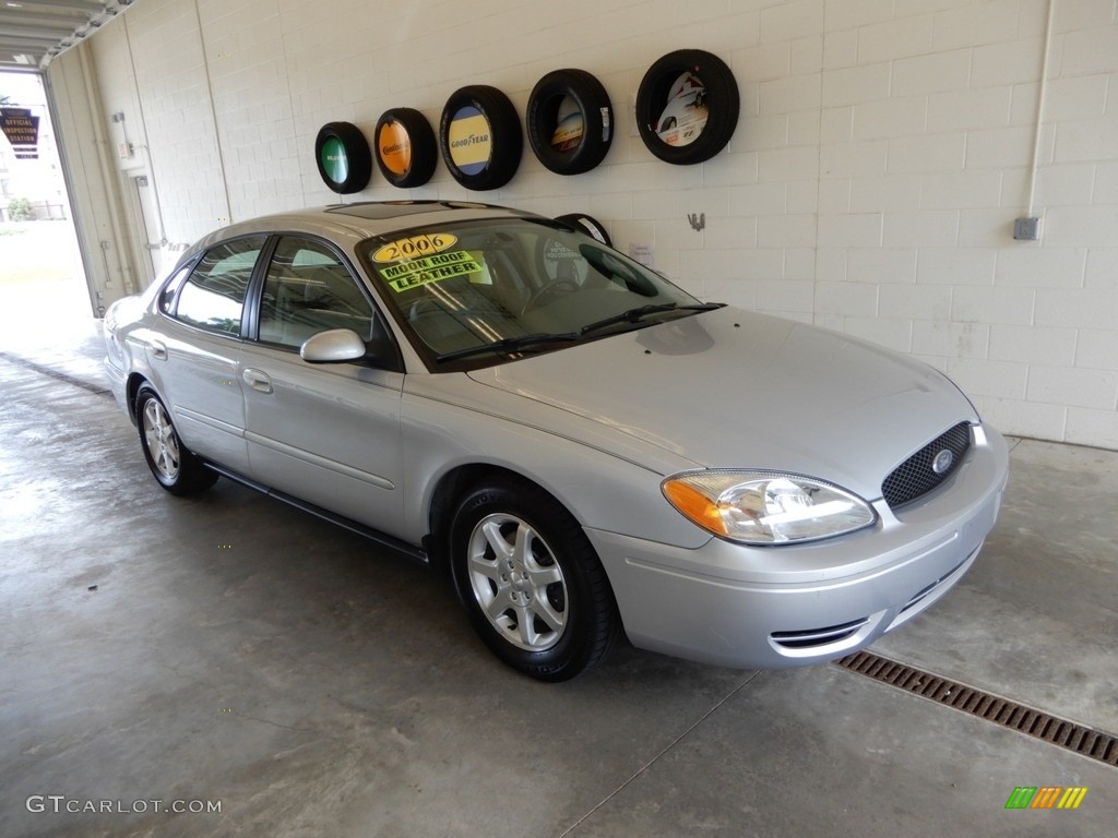 Silver Frost Metallic Ford Taurus