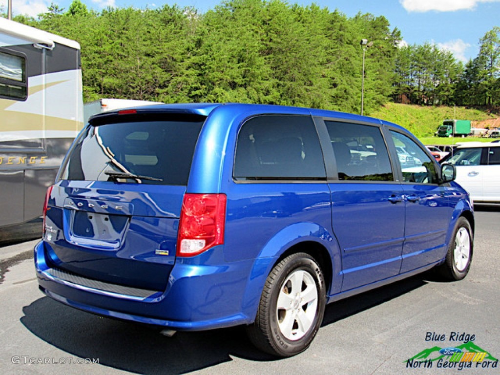 2013 Grand Caravan SE - Blue Streak Pearl / Black/Light Graystone photo #5