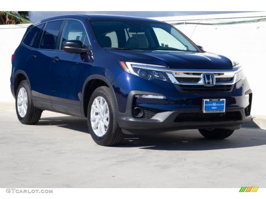 2019 Obsidian Blue Pearl Honda Pilot LX 134420209 Photo 3 GTCarLot