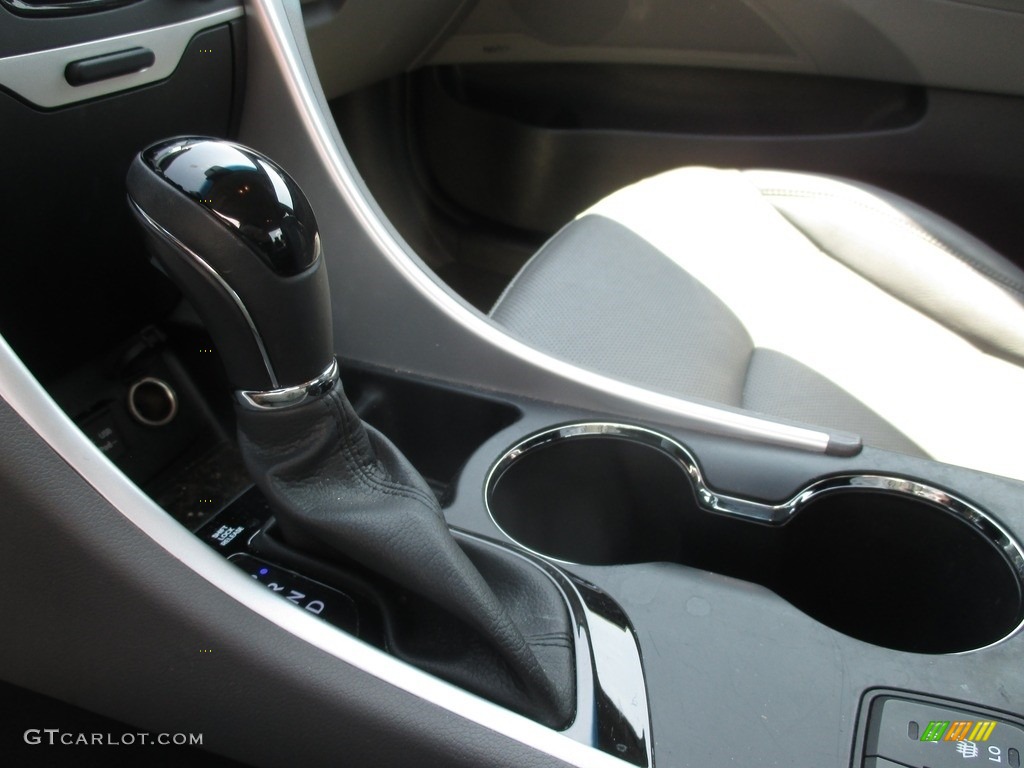 2013 Sonata Hybrid Limited - Blue Sky Metallic / Gray photo #16