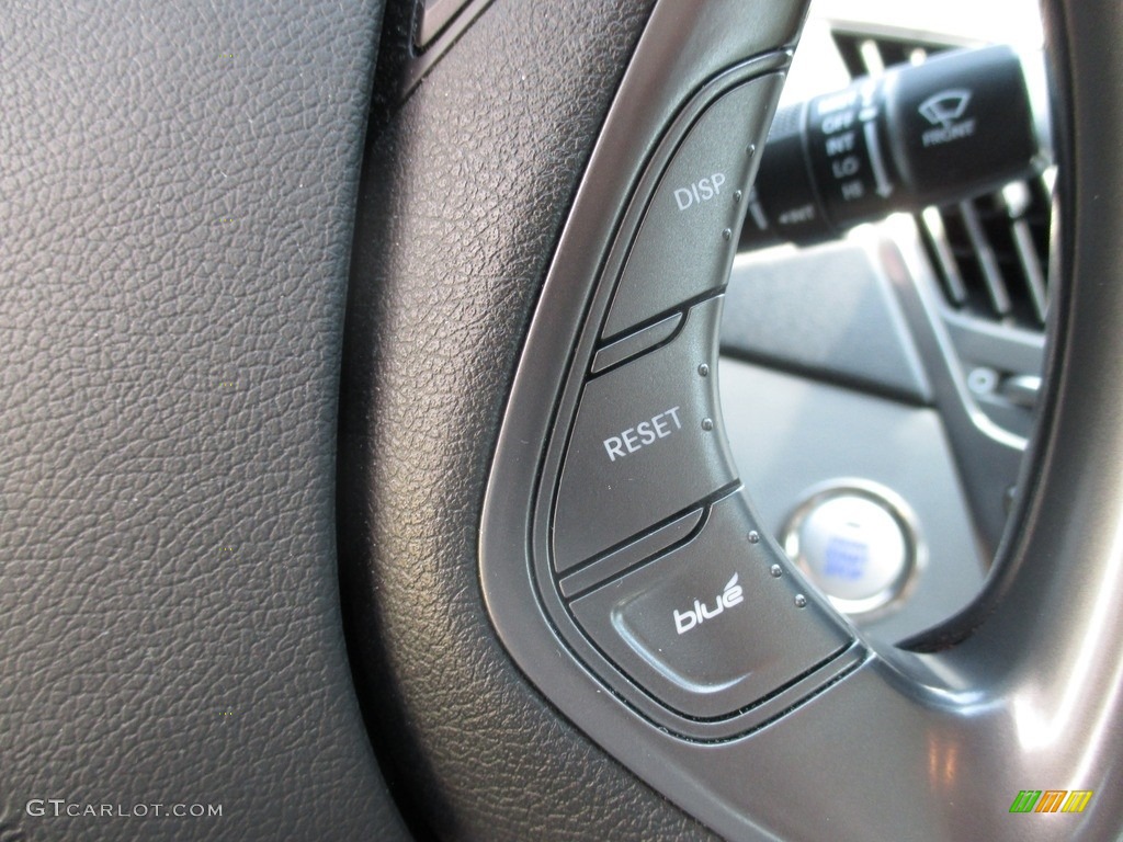 2013 Sonata Hybrid Limited - Blue Sky Metallic / Gray photo #22