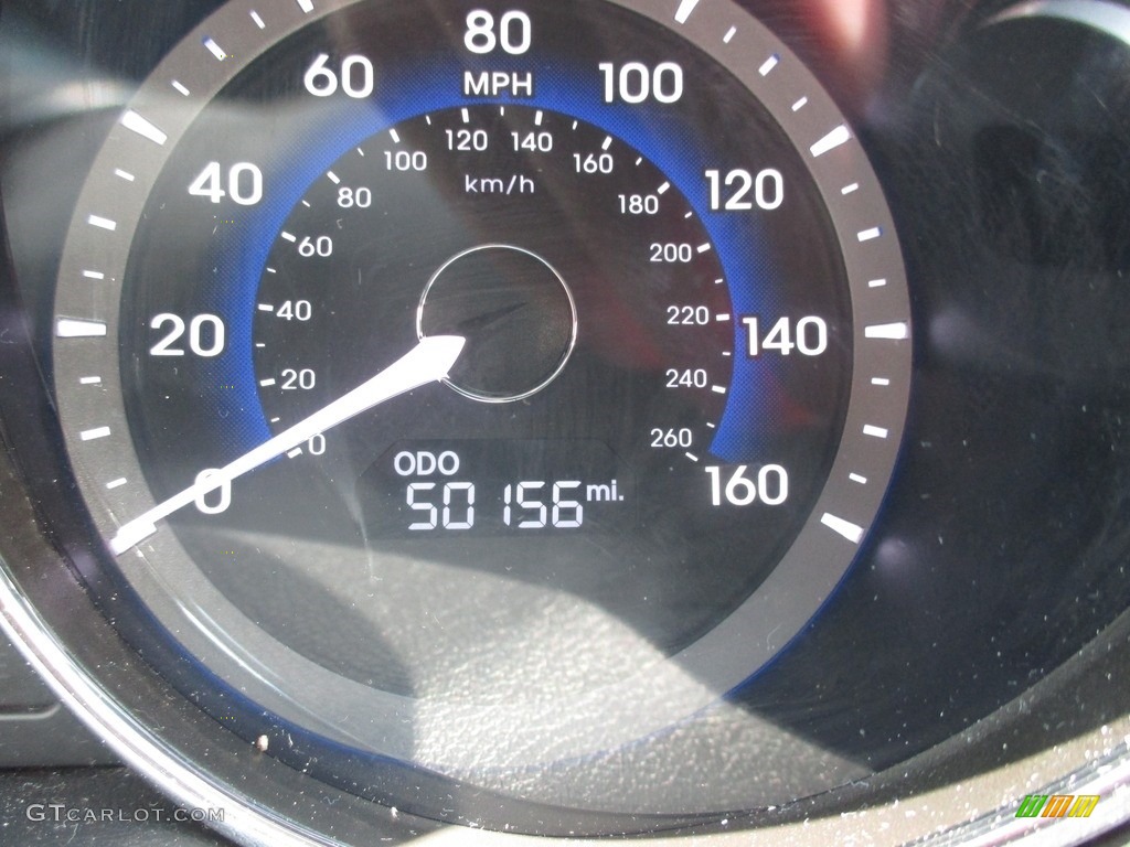 2013 Sonata Hybrid Limited - Blue Sky Metallic / Gray photo #25