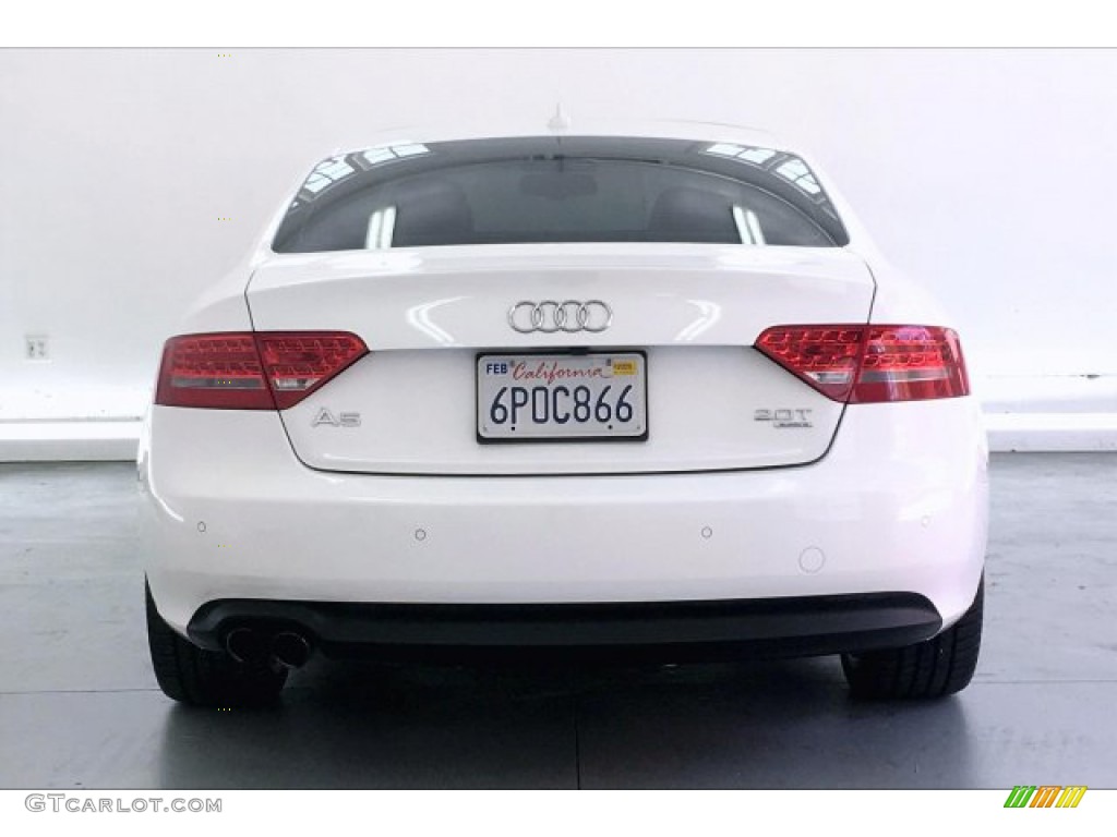 2011 A5 2.0T quattro Coupe - Ibis White / Black photo #3