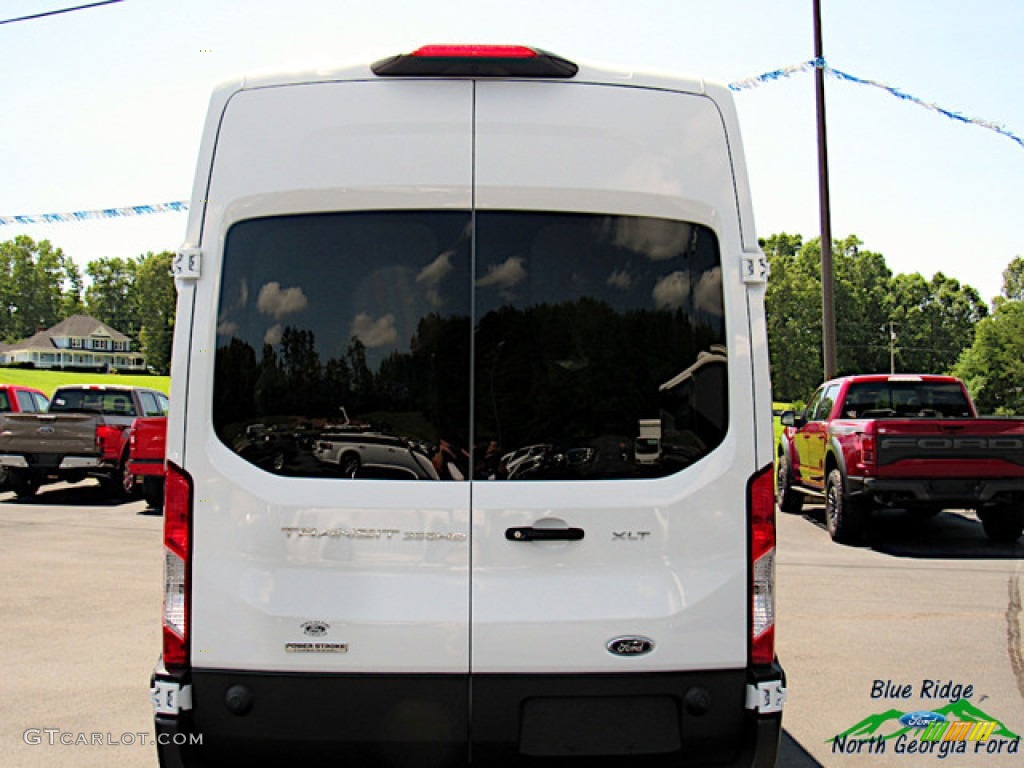 2019 Transit Passenger Wagon XLT 350 HR Long - Oxford White / Charcoal black photo #4