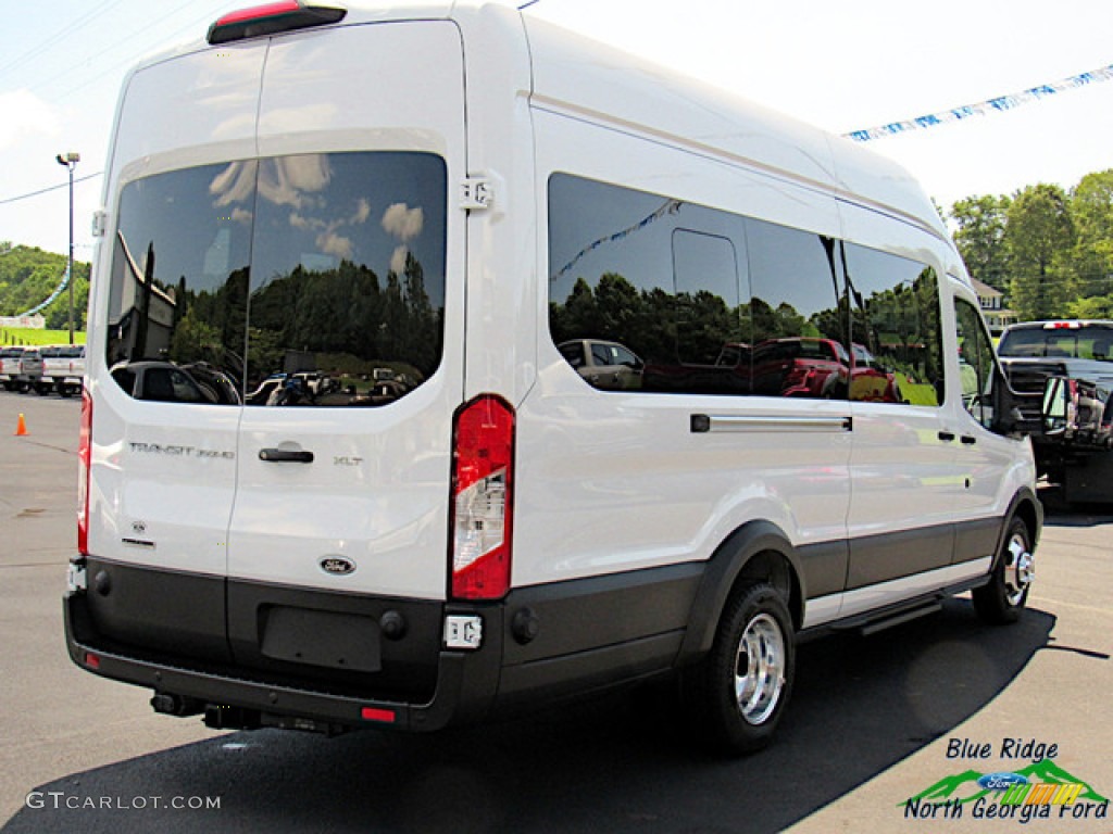 2019 Transit Passenger Wagon XLT 350 HR Long - Oxford White / Charcoal black photo #5