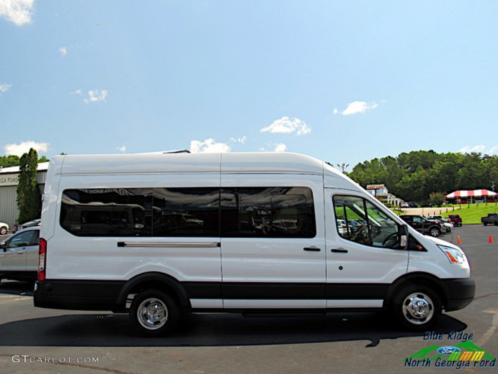2019 Transit Passenger Wagon XLT 350 HR Long - Oxford White / Charcoal black photo #6