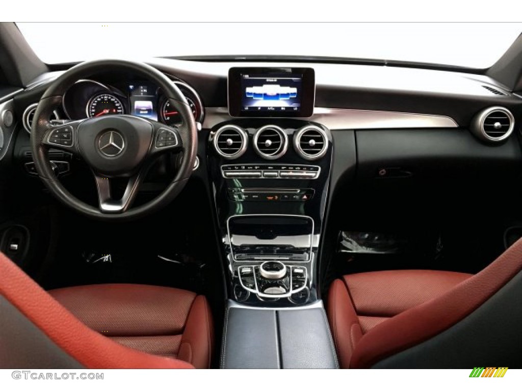 Cranberry Red/Black Interior 2017 Mercedes-Benz C 300 Coupe Photo #134439729