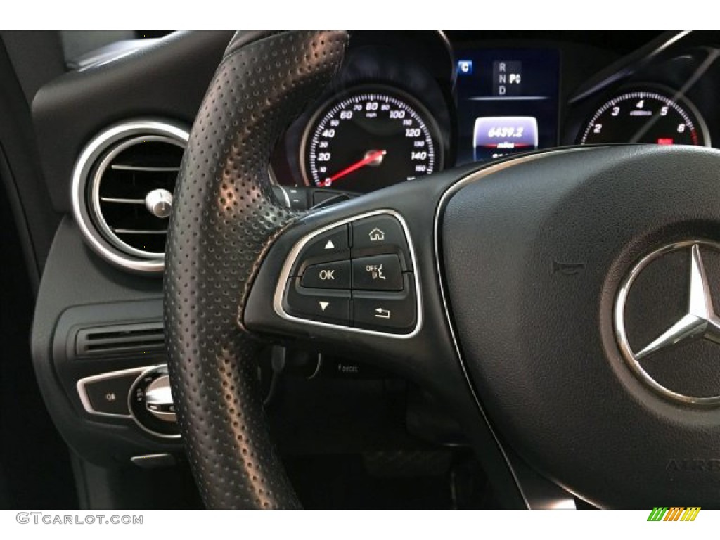 2017 Mercedes-Benz C 300 Coupe Cranberry Red/Black Steering Wheel Photo #134439747