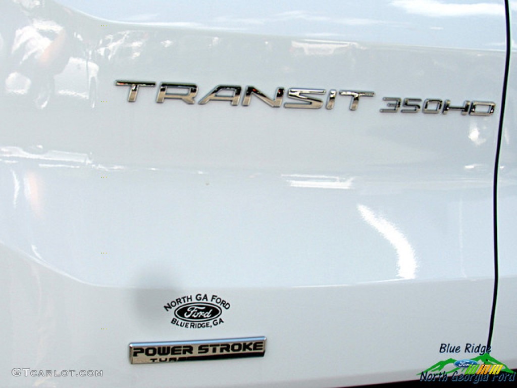 2019 Transit Passenger Wagon XLT 350 HR Long - Oxford White / Charcoal black photo #37