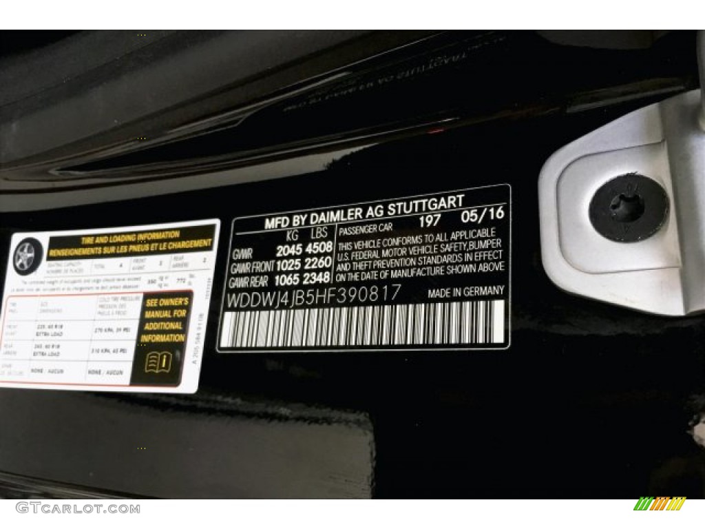 2017 C Color Code 197 for Obsidian Black Metallic Photo #134439837