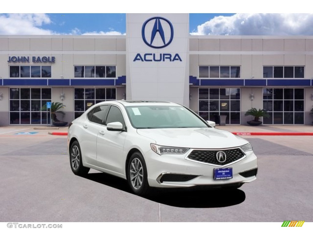 2020 TLX Technology Sedan - Platinum White Pearl / Ebony photo #1