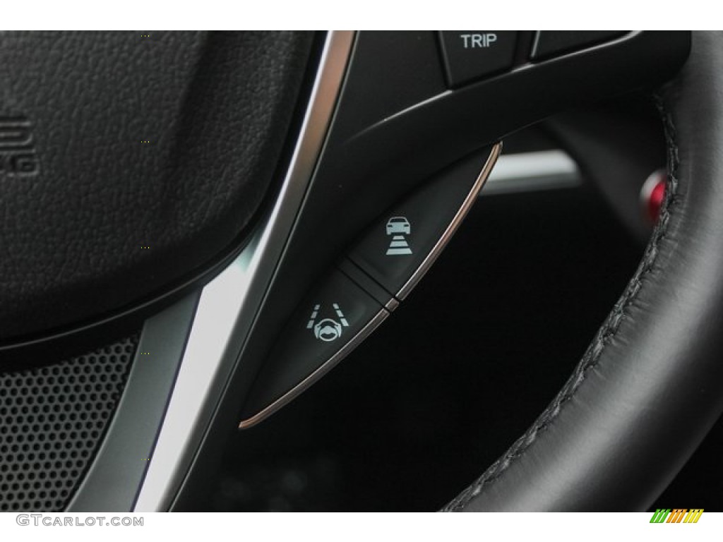 2020 Acura TLX Technology Sedan Ebony Steering Wheel Photo #134440812