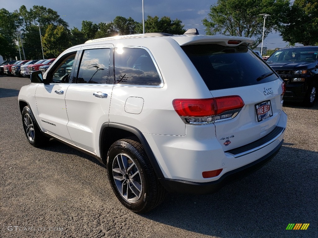 2019 Grand Cherokee Limited 4x4 - Bright White / Light Frost Beige/Black photo #4