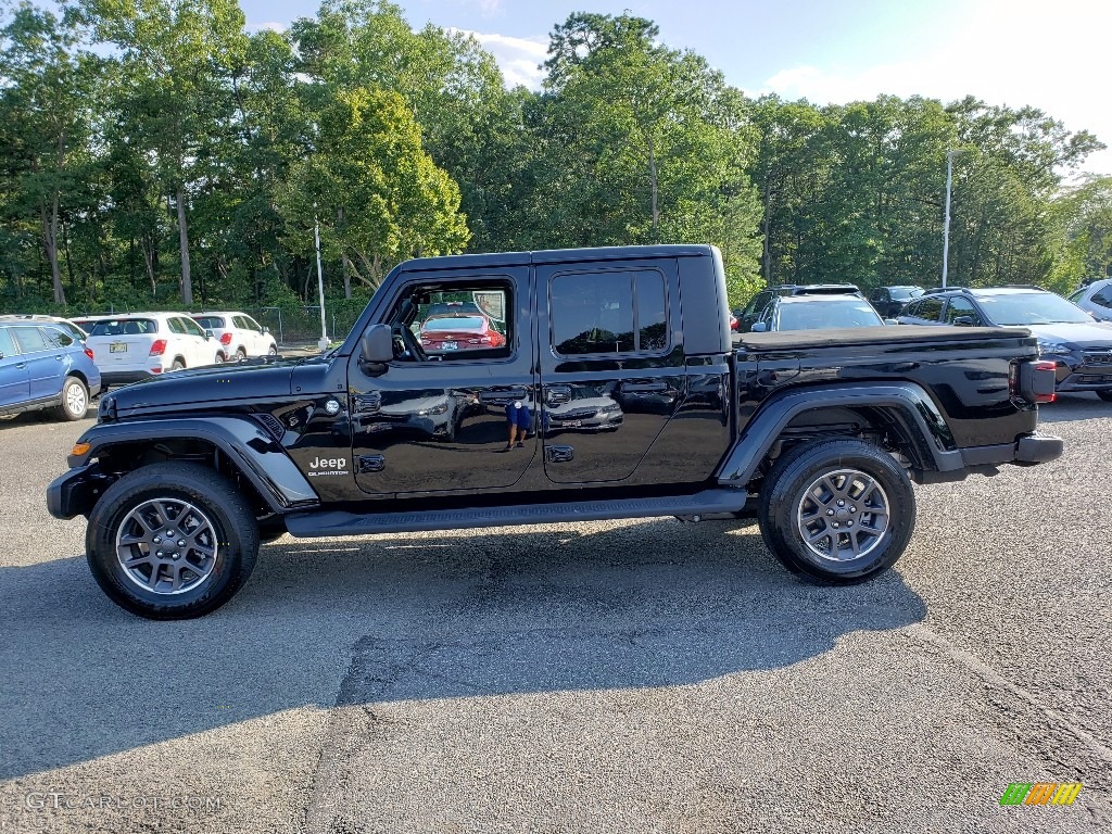 Black 2020 Jeep Gladiator Overland 4x4 Exterior Photo #134441766