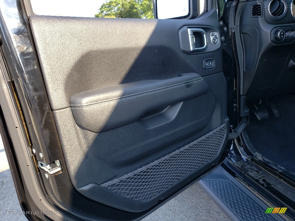 2020 Jeep Gladiator Overland 4x4 Black Door Panel Photo #134441781