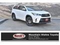 2018 Blizzard White Pearl Toyota Highlander SE AWD  photo #1