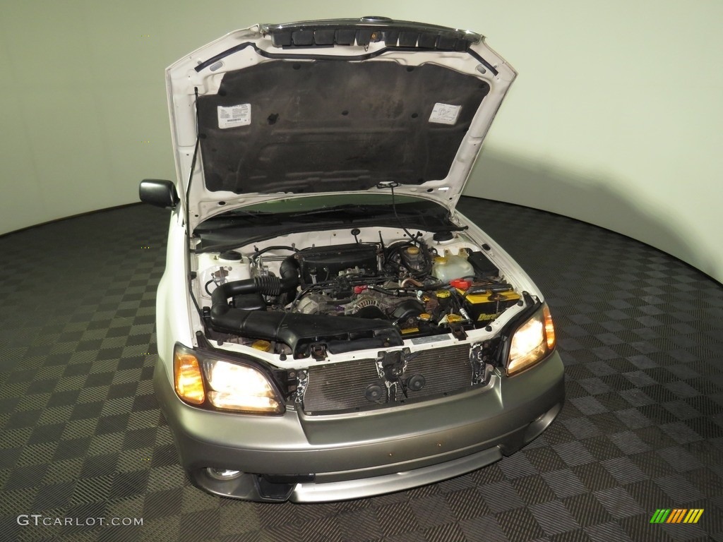 2003 Outback Wagon - White Frost Pearl / Gray photo #5