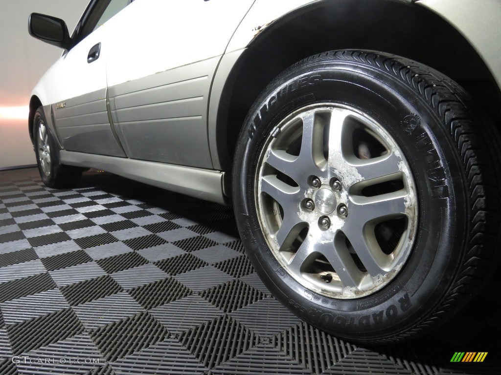 2003 Outback Wagon - White Frost Pearl / Gray photo #10
