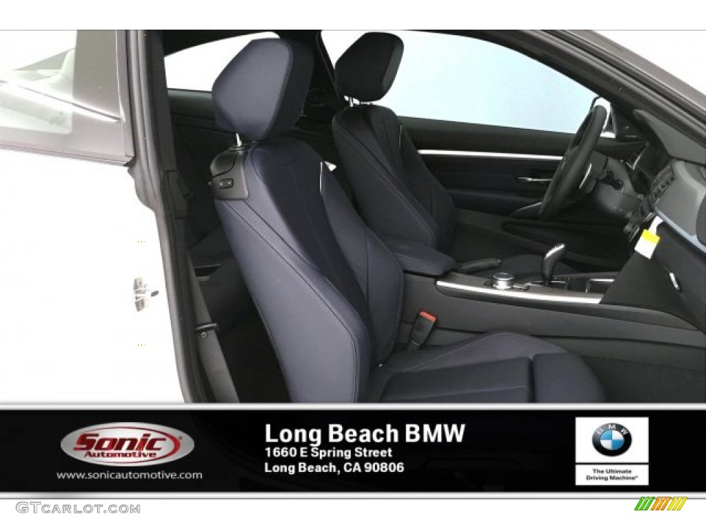 2019 4 Series 440i Coupe - Alpine White / Night Blue photo #7
