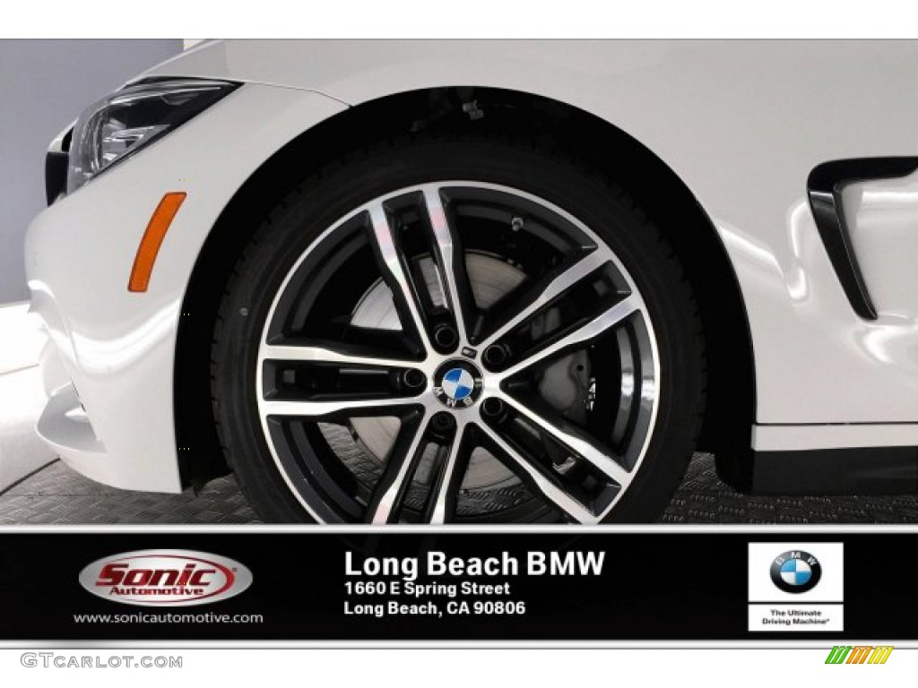 2019 4 Series 440i Coupe - Alpine White / Night Blue photo #9